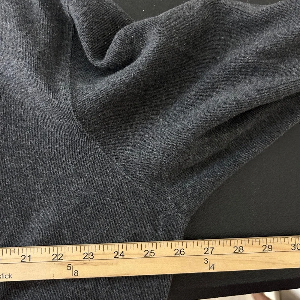 Polo Ralph Lauren Quarter Zip Gray Estate Rib Cotton Pullover Sweater Mens XL